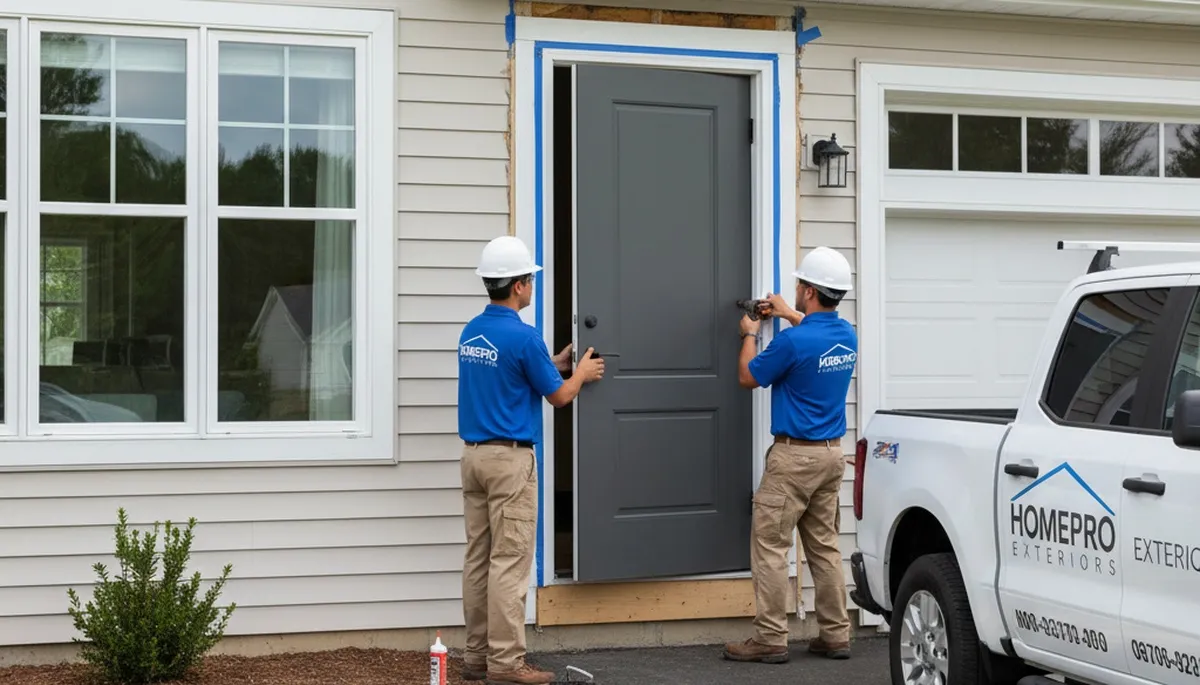 Professional door installation by vinyl siding experts in Buffalo, NY