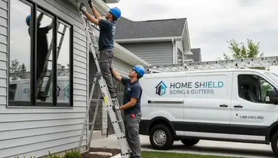Professional gutter repair and vinyl siding service in Buffalo, NY by Next Level Exteriors
