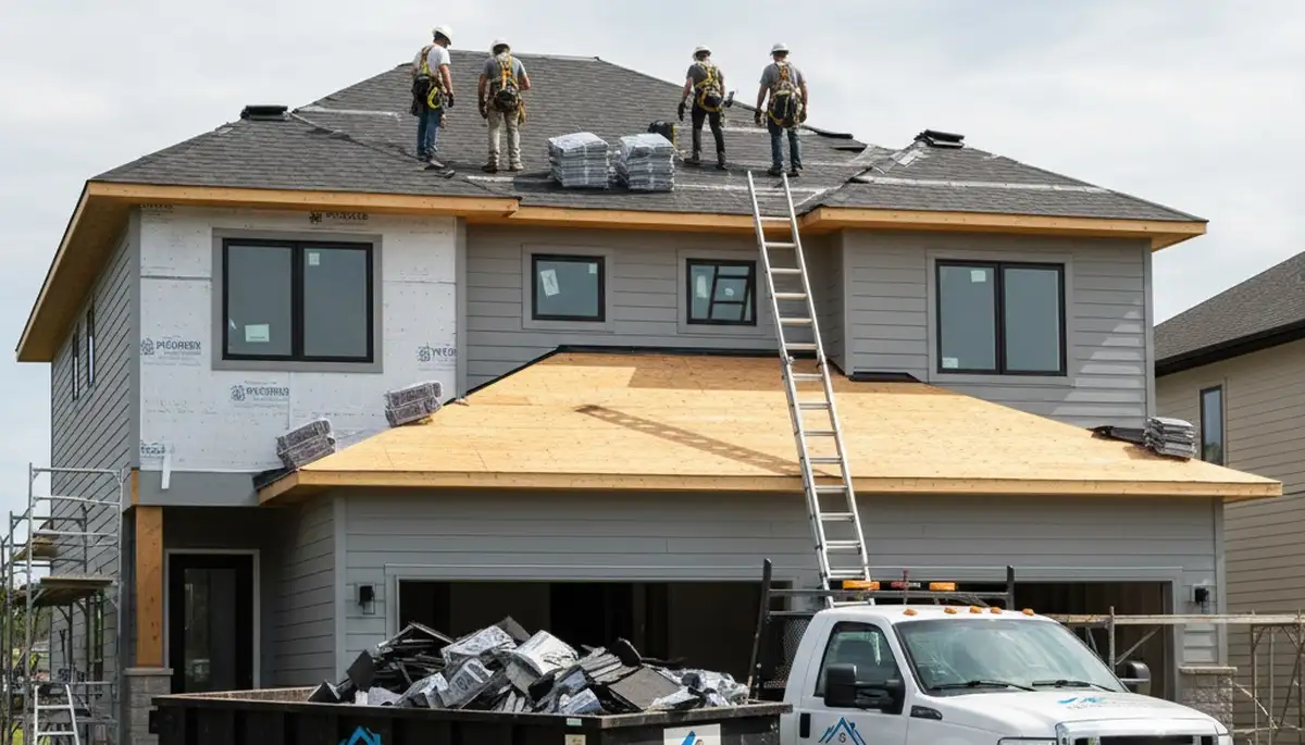 Roof replacement and vinyl siding installation by contractors in Buffalo, NY