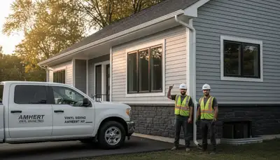 Vinyl siding installation by expert contractors in Buffalo NY homes