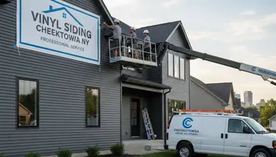 Buffalo NY vinyl siding contractors installing durable home exterior panels