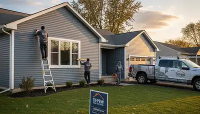 Professional vinyl siding installation by expert contractors in Buffalo, NY homes
