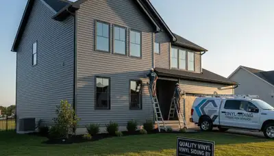 Professional vinyl siding installation by expert contractors in Buffalo, NY homes