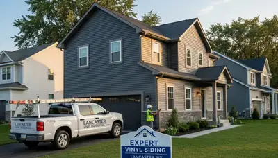 Professional vinyl siding installation by expert contractors in Buffalo NY homes