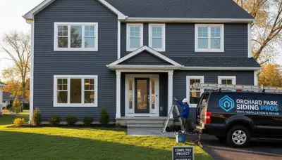 Professional vinyl siding installation by expert contractors in Buffalo NY homes