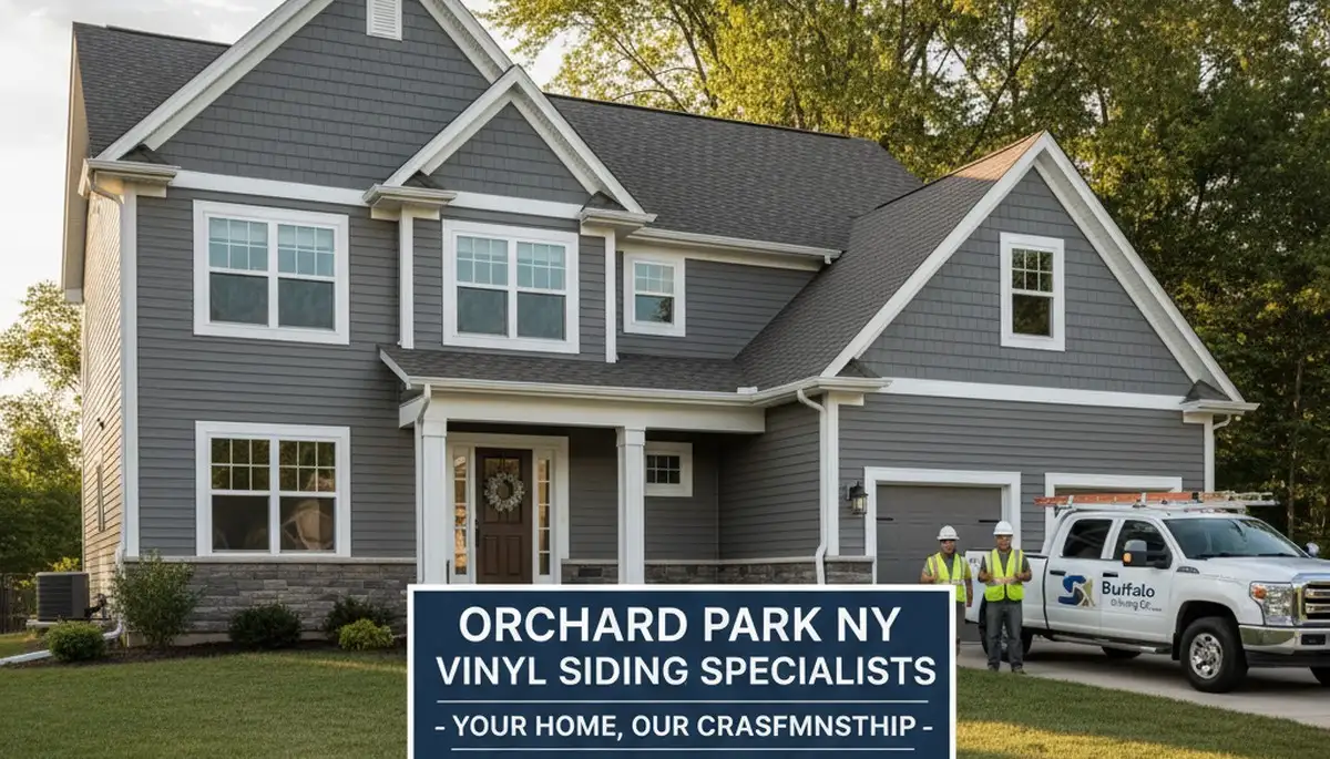 Vinyl siding installation by expert contractors in Buffalo, NY homes