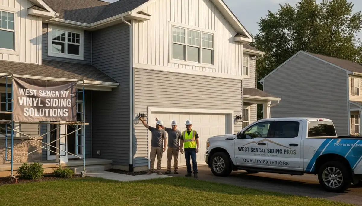 Professional vinyl siding installation by expert contractors in Buffalo, NY homes