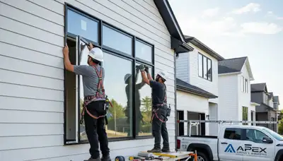 Professional window installation with vinyl siding in Buffalo, NY by Next Level Exteriors