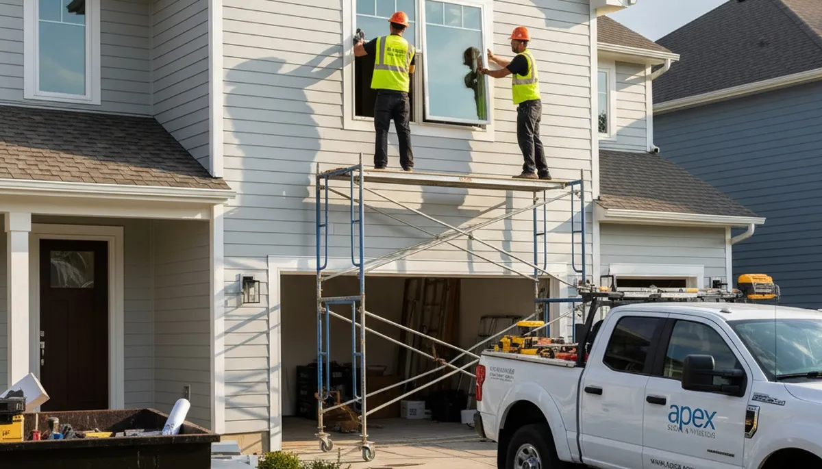 Vinyl siding and window replacement by Next Level Exteriors in Buffalo, NY homes